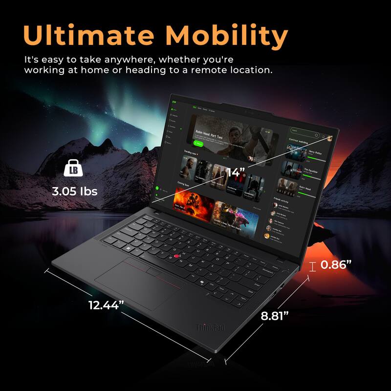Ultimate Mobility

It's easy to take anywhere, whether you're working at home or heading to a remote location.

3.05 lbs

12.44" x 8.81" x 0.86"