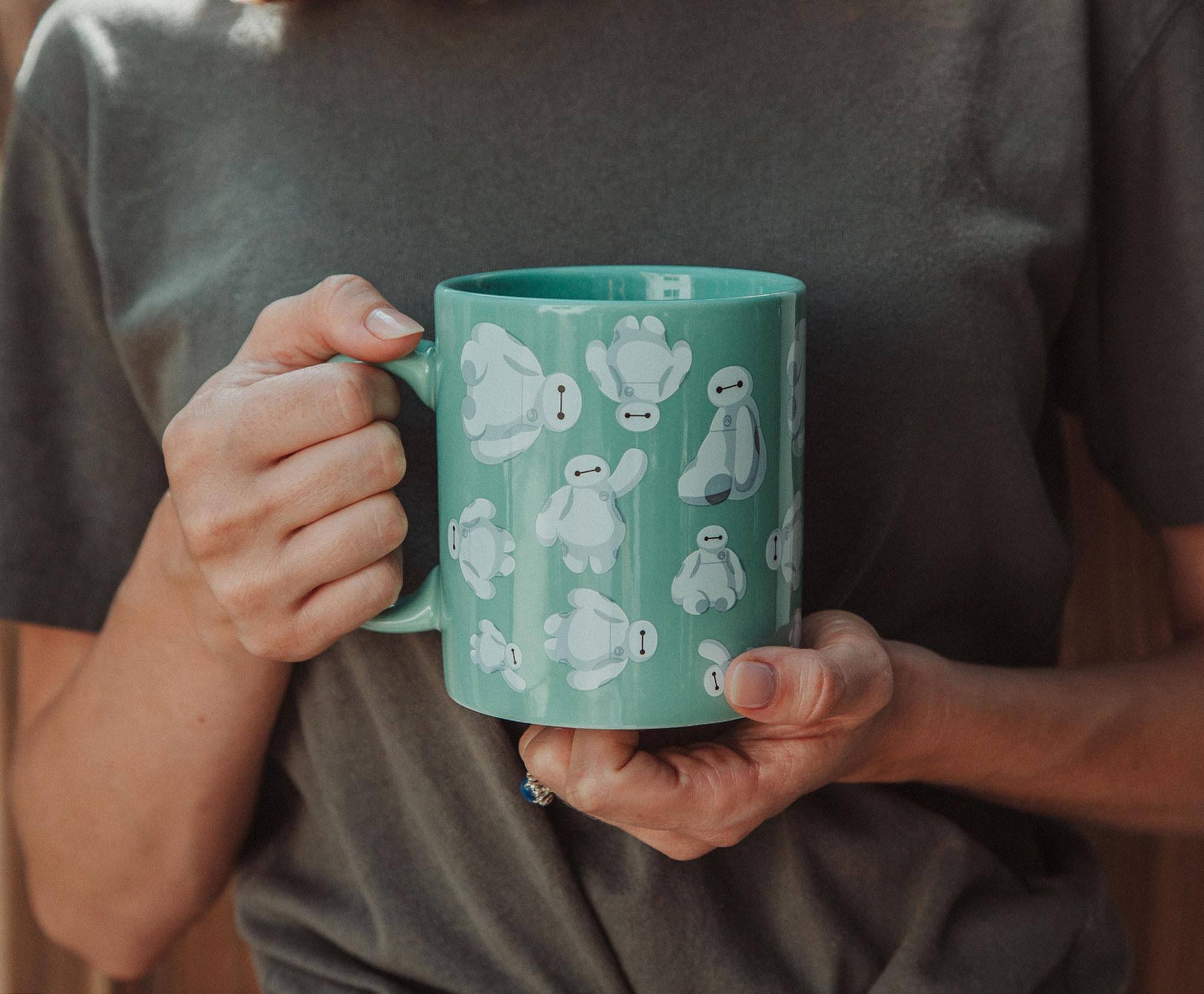 Alt View 3. Silver Buffalo - Disney Big Hero 6 Baymax Ceramic Mug | Holds 20 Ounces - Blue.