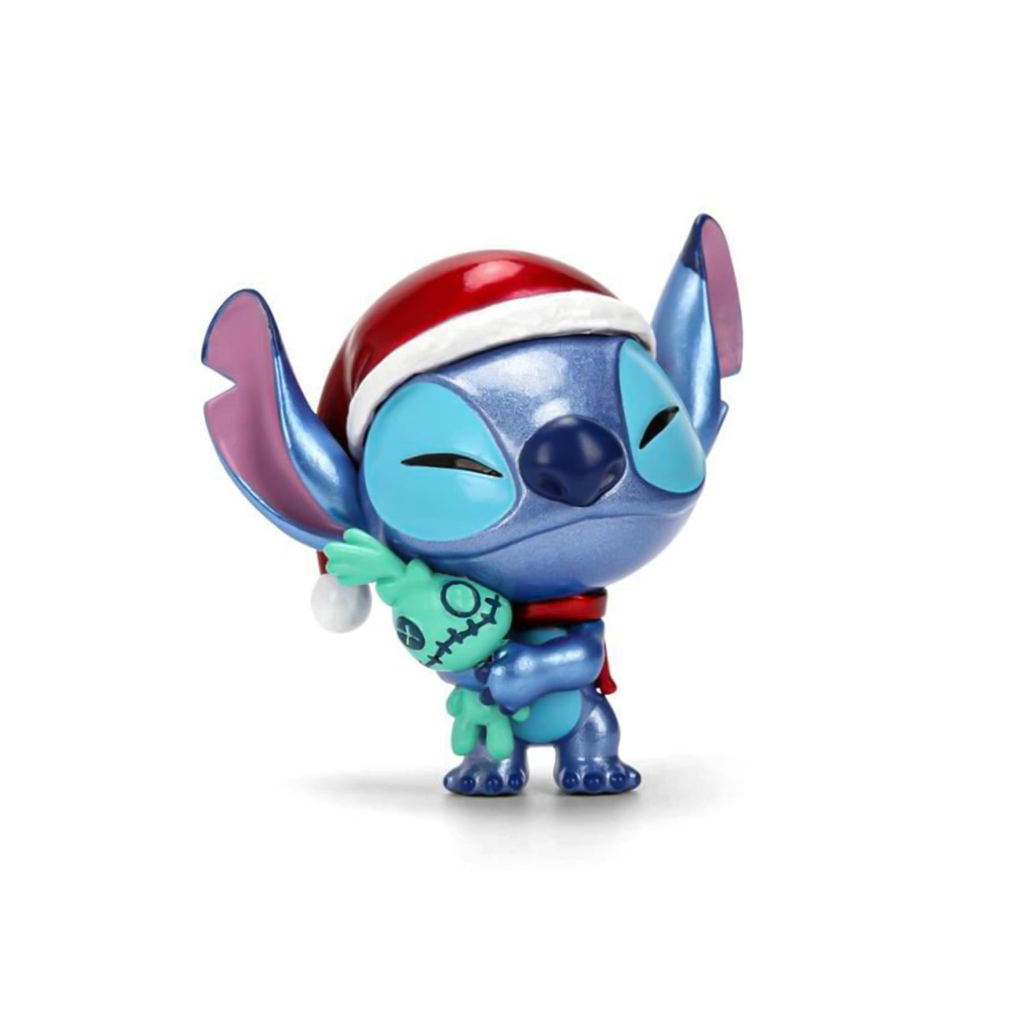 Alt View 2. Jada Toys - Disney Stitch Holiday 2.5 Inch MetalFigs 4-Pack - Multi-Colored.