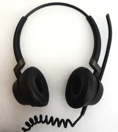 Front. Jabra - Engage 50 Stereo - Stereo - USB Type C - Wired - 32 Ohm - 20 Hz - 20 kHz - Over-the-head - Binaural - Supra-aural - 3.94 - Black.