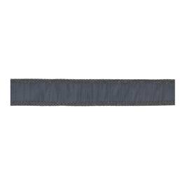 BreeBe - Dark Grey Glitter Wired Ribbon (Set of 2) - Dark Gray