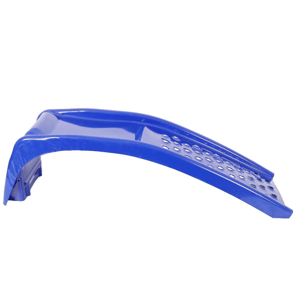 Back. Ropilly - Ropilly Heavy Duty Solid Steel Car Ramps 8000 LBS Auto Service Ramps 2 Pack for Truck SUV Oil Change Maintenance Blue.