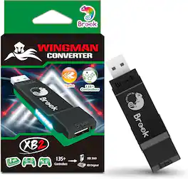 Brook - Wingman XB2 Wireless Controller Adapter for Xbox 360, Xbox and PC