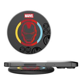 Keyscaper - Marvel Sigil 15-Watt Wireless Charger - Iron Man