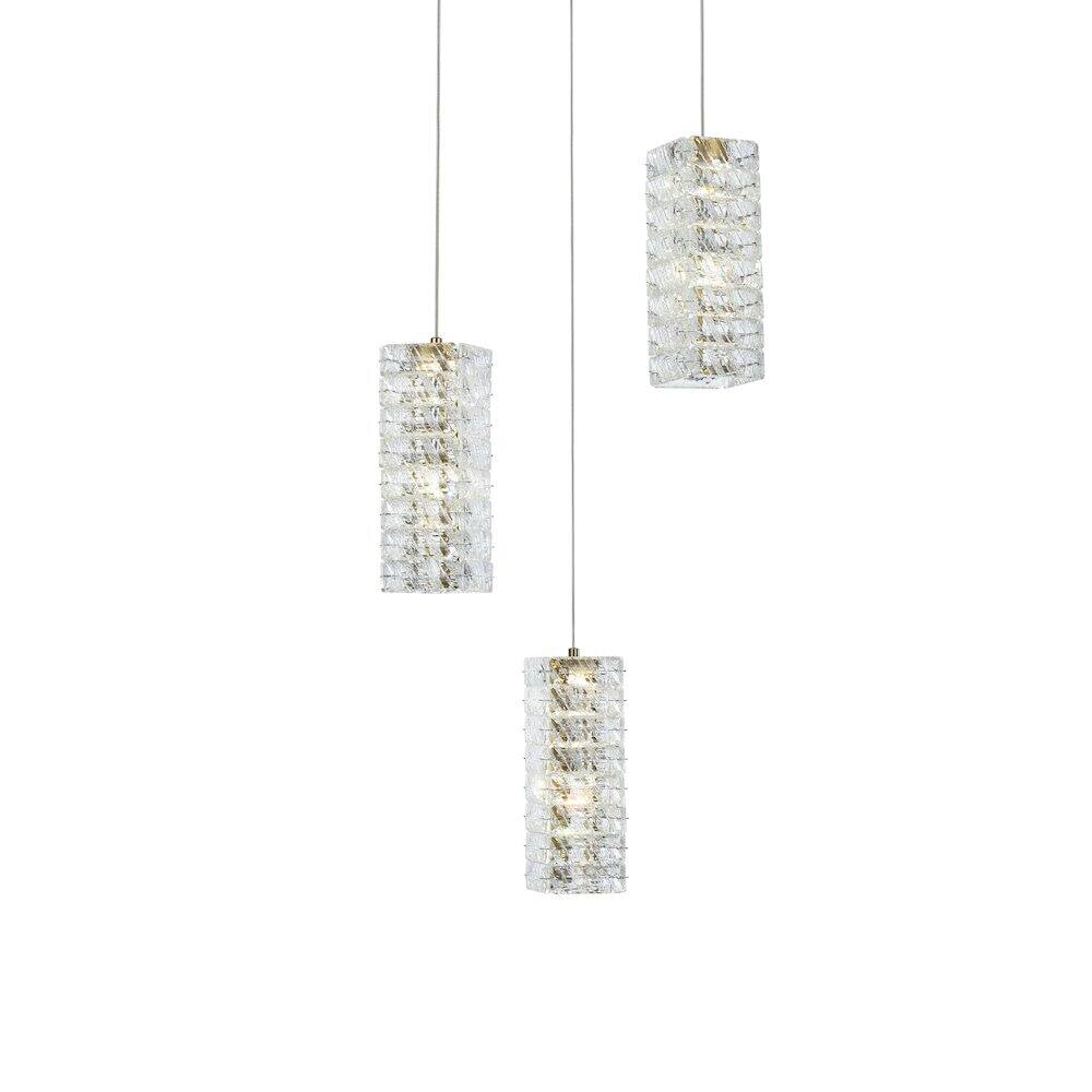 Alt View 1. Elegant Lighting - Aston 16 inch LED Pendant in Satin Gold - Satin Gold.