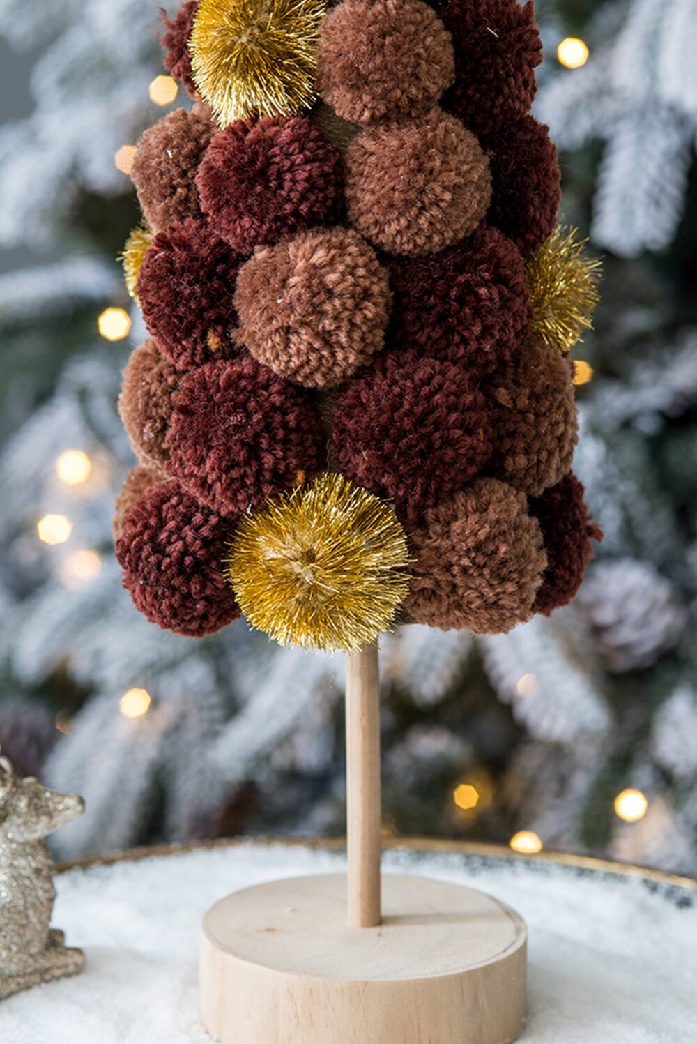 Back. APRILSOUL - Tree Christmas Table Decor Coffee Multi - Coffee and Multi.