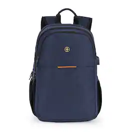 Swissdigital Design - Swissdigital SD1636-12 Biberstein Backpack with USB & RFID - Dark Blue