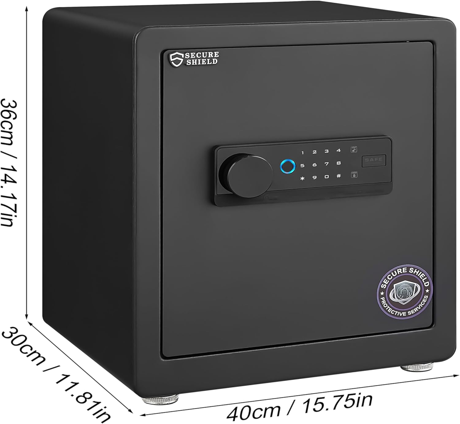 - 36cm / 14.17in
- 30cm / 11.81in
- 40cm / 15.75in

SECURE SHIELD

SECURE SHIELD PROTECTIVE SERVICES