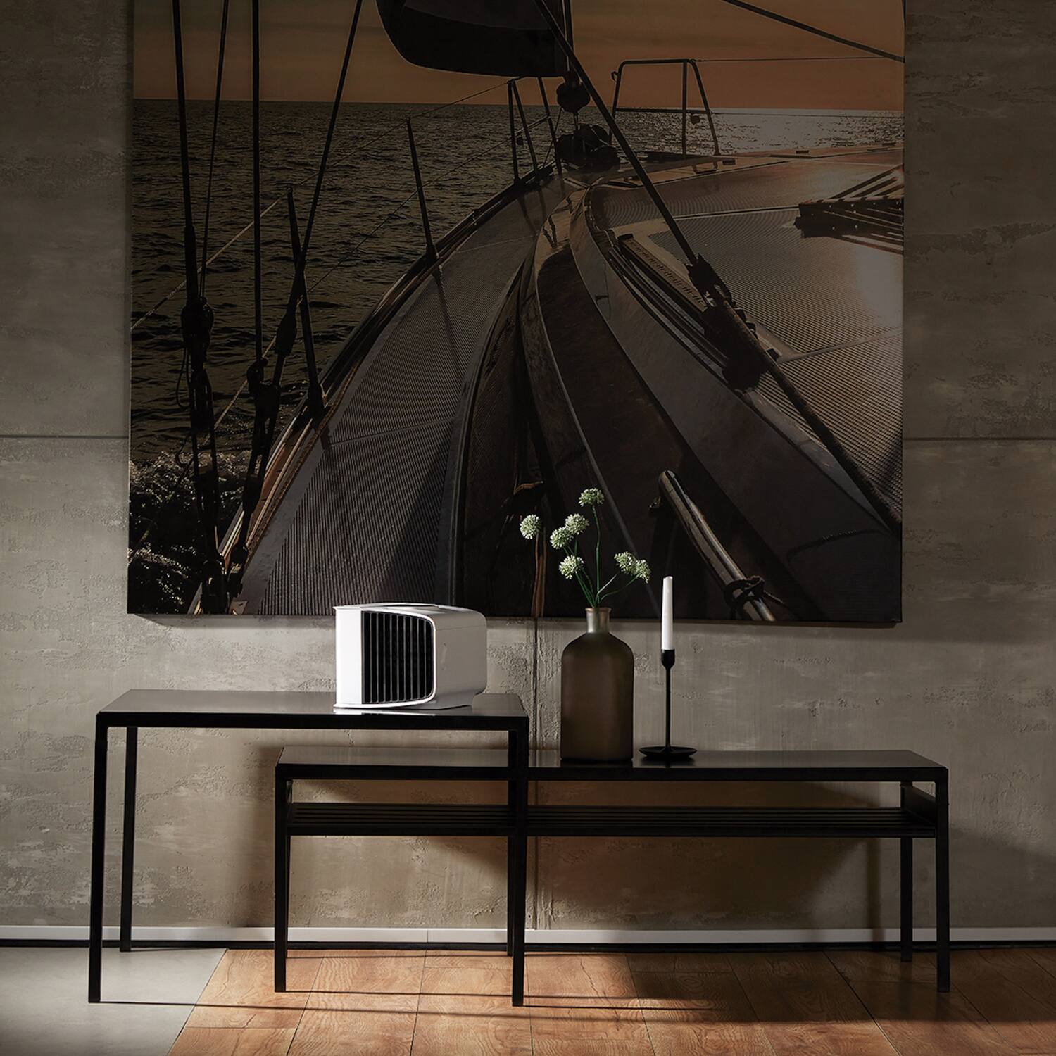 Alt View 6. Evapolar - 12.5-Watt evaSMART Personal Air Cooler - White.