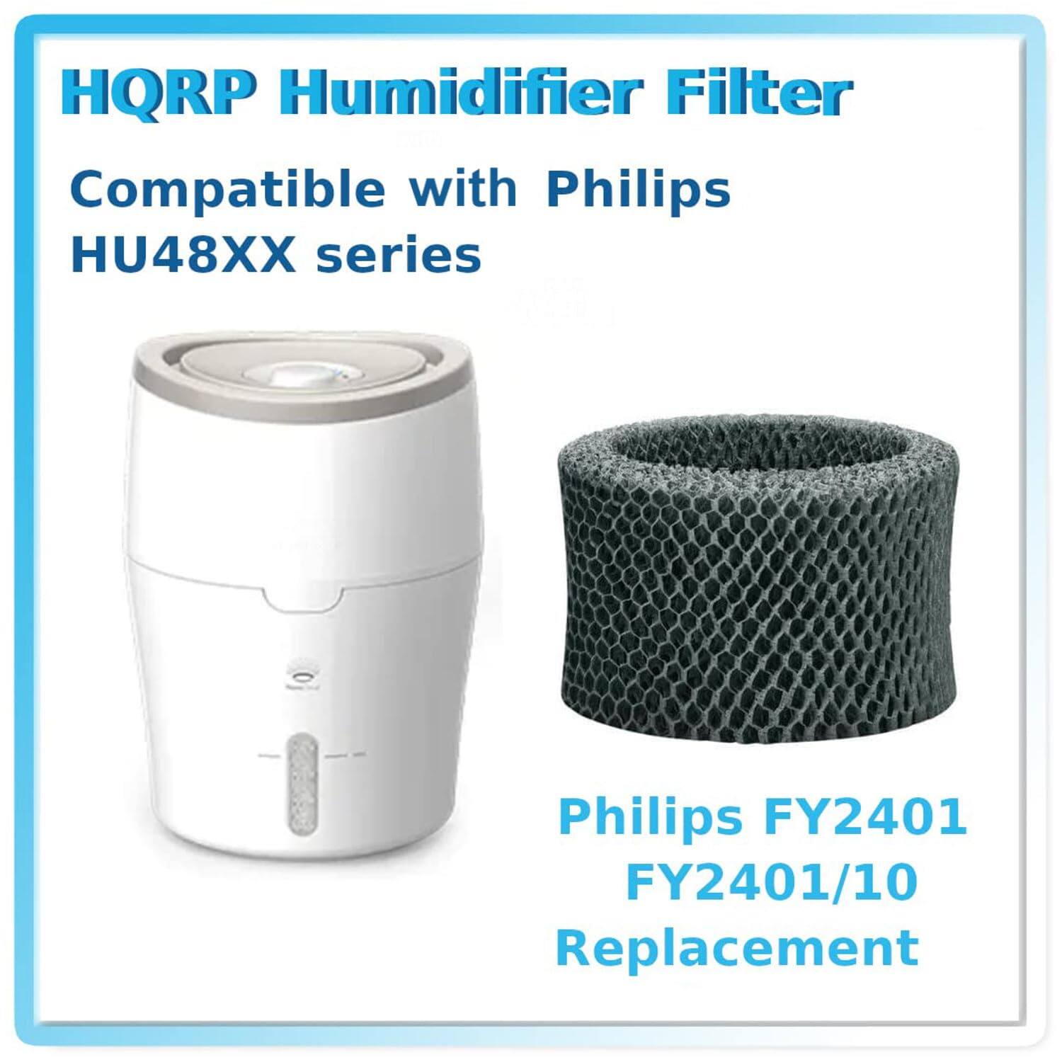 HQRP Humidifier Filter  
Compatible with Philips HU48XX series  
Philips FY2401 FY2401/10 Replacement