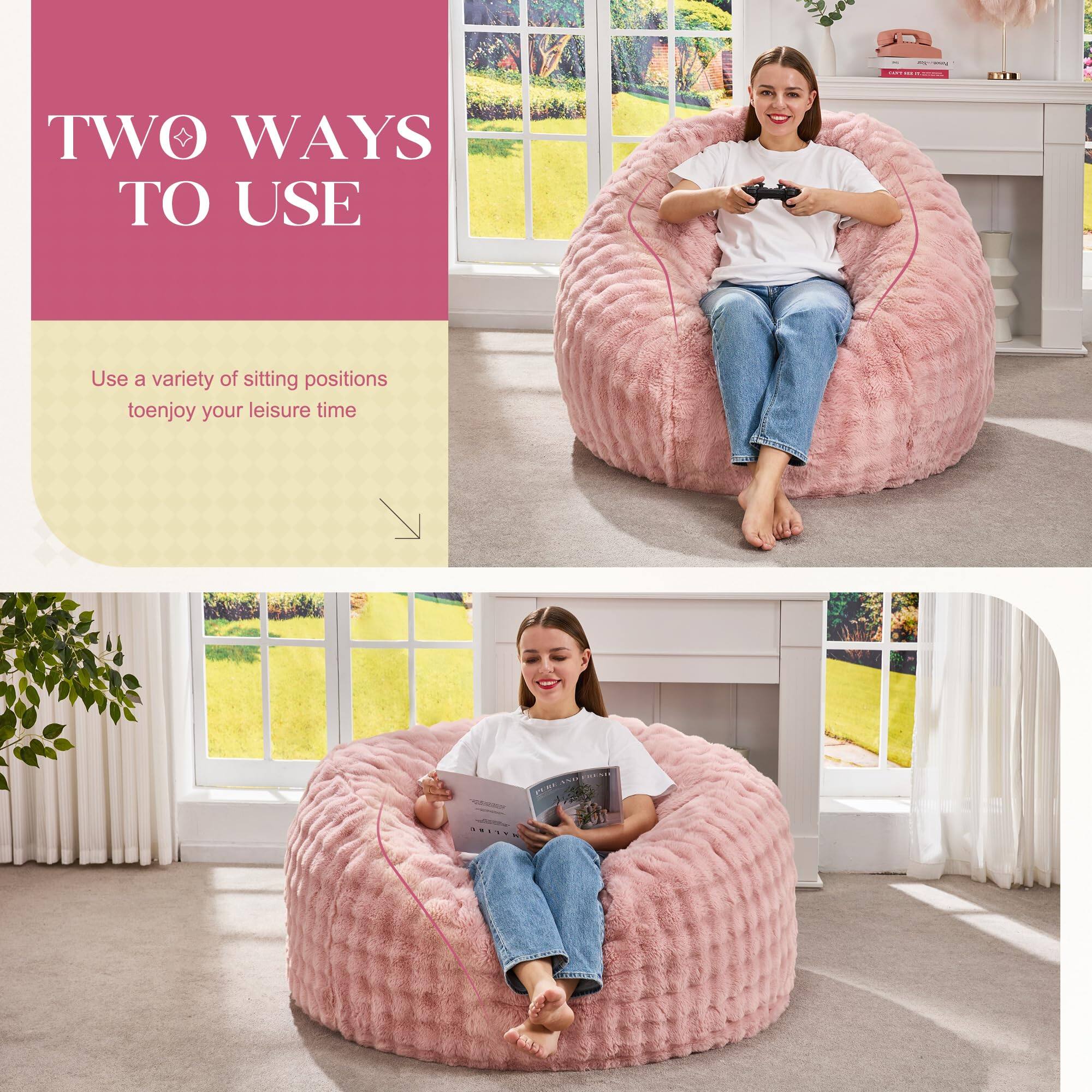 TWO WAYS TO USE

Use a variety of sitting positions to enjoy your leisure time