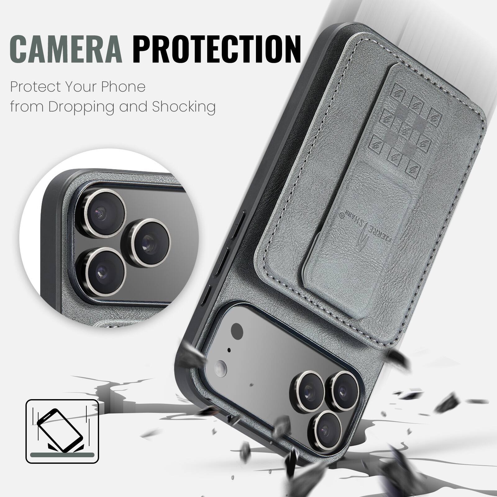 CAMERA PROTECTION  
Protect Your Phone from Dropping and Shocking