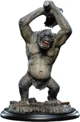 Weta Workshop - Polystone - The Lord of the Rings Trilogy - Cave Troll Miniature Statue - COLLECTIBLES - Multicolor