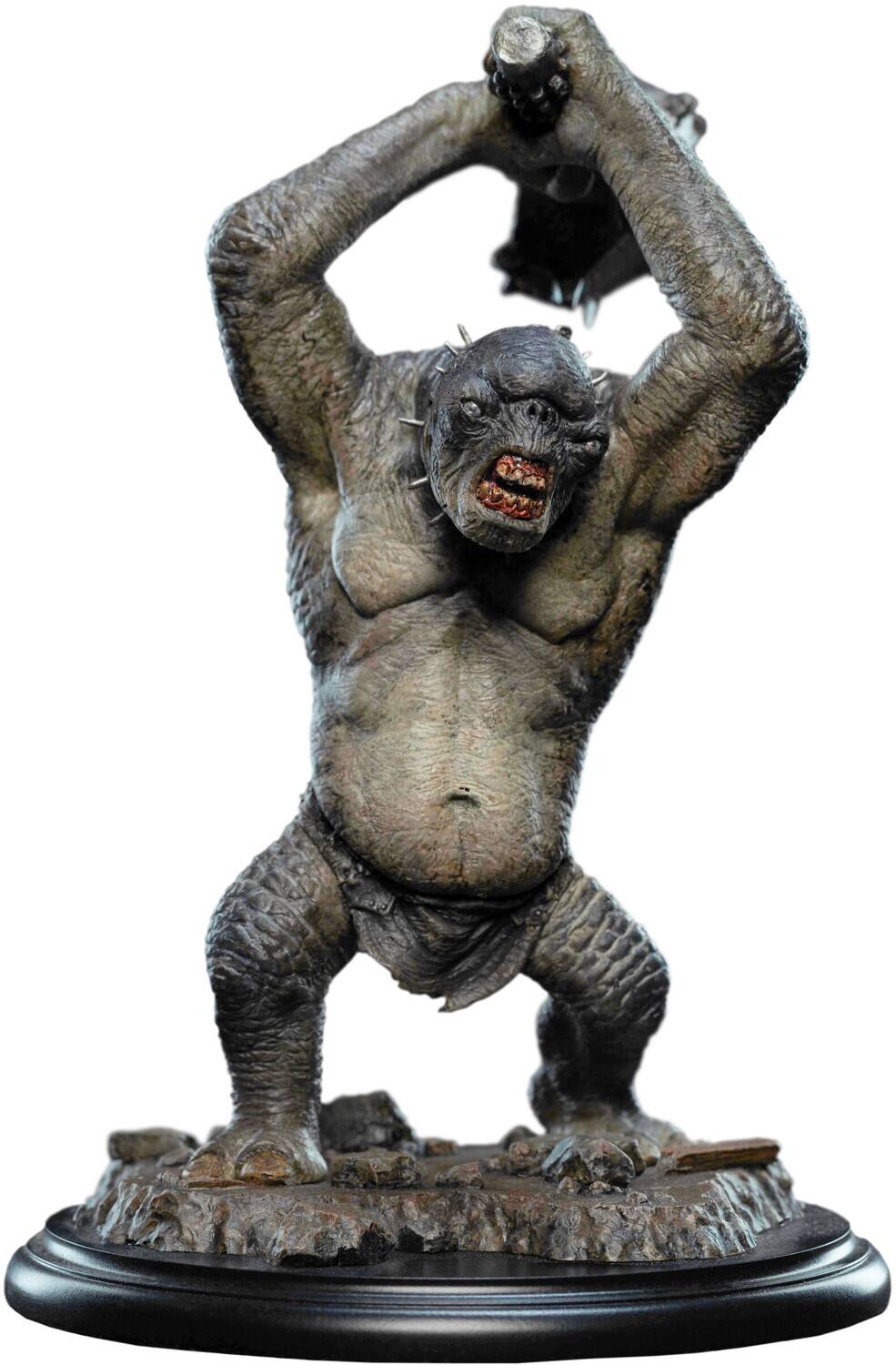 Front. Weta Workshop - WETA Workshop Polystone - The Lord of the Rings Trilogy - Cave Troll Miniature Statue   - COLLECTIBLES - Multicolor.