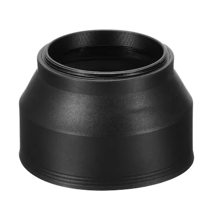 Front. Unique Bargains - 52mm Rubber Collapsible Lens Hood Anti-Reflection for Nikon/Fuji/Pentax/Leica - Black.