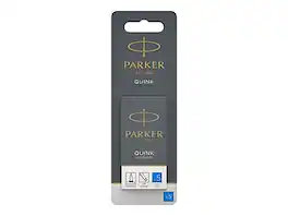 Parker - Quink Fountain Cartridge Pen Refill, 5/Pack (1950208) - Blue Ink