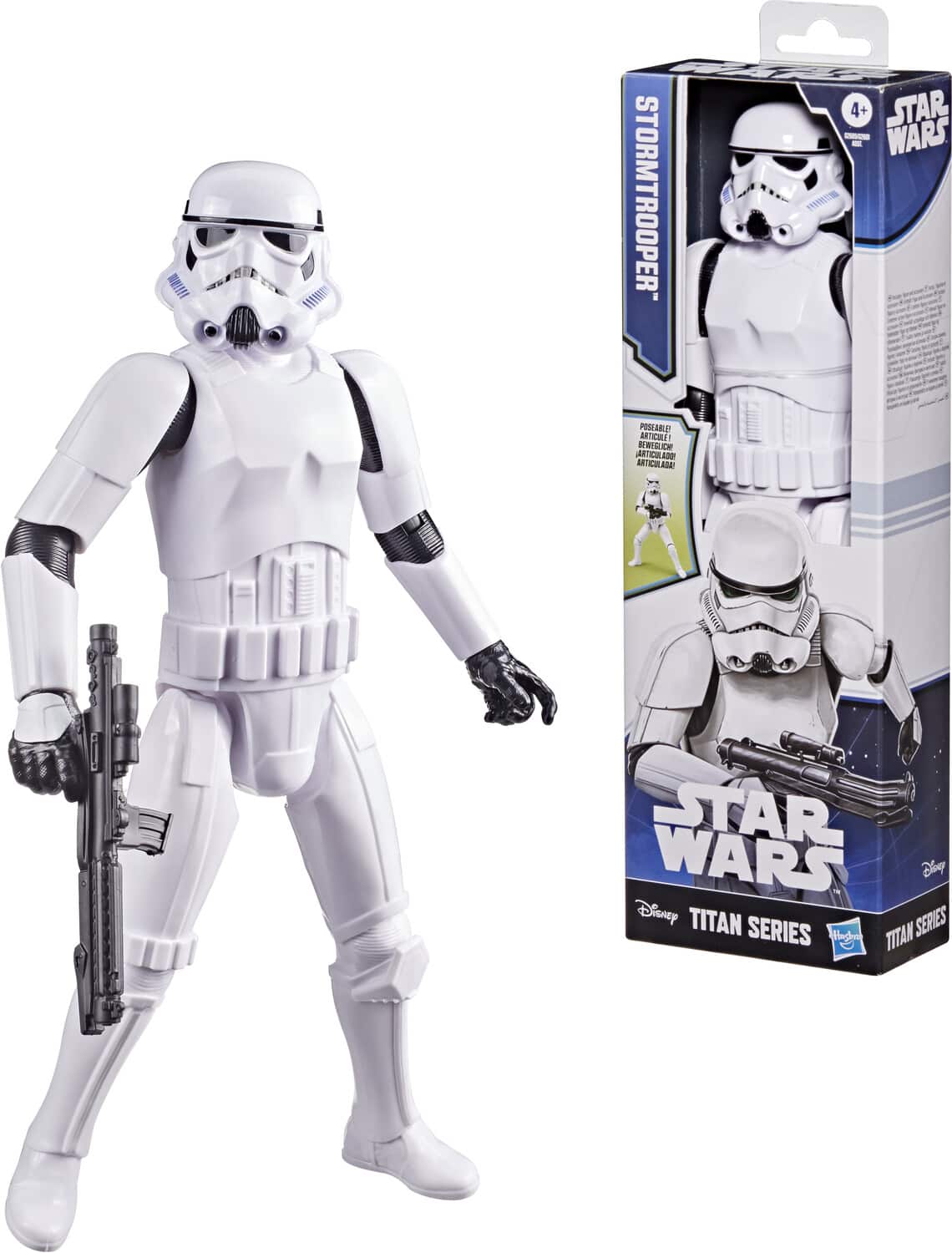 Hasbro – Star Wars – Titan Series – 12″ Stormtrooper Action Figure – COLLECTIBLES – Multicolor