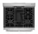 Alt View 3. Maytag - 30 in. Wide 5 burners 5.0 cu. ft. Freestanding Gas Range With No Preheat Air Fry and Air Baking - Stainless Steel.