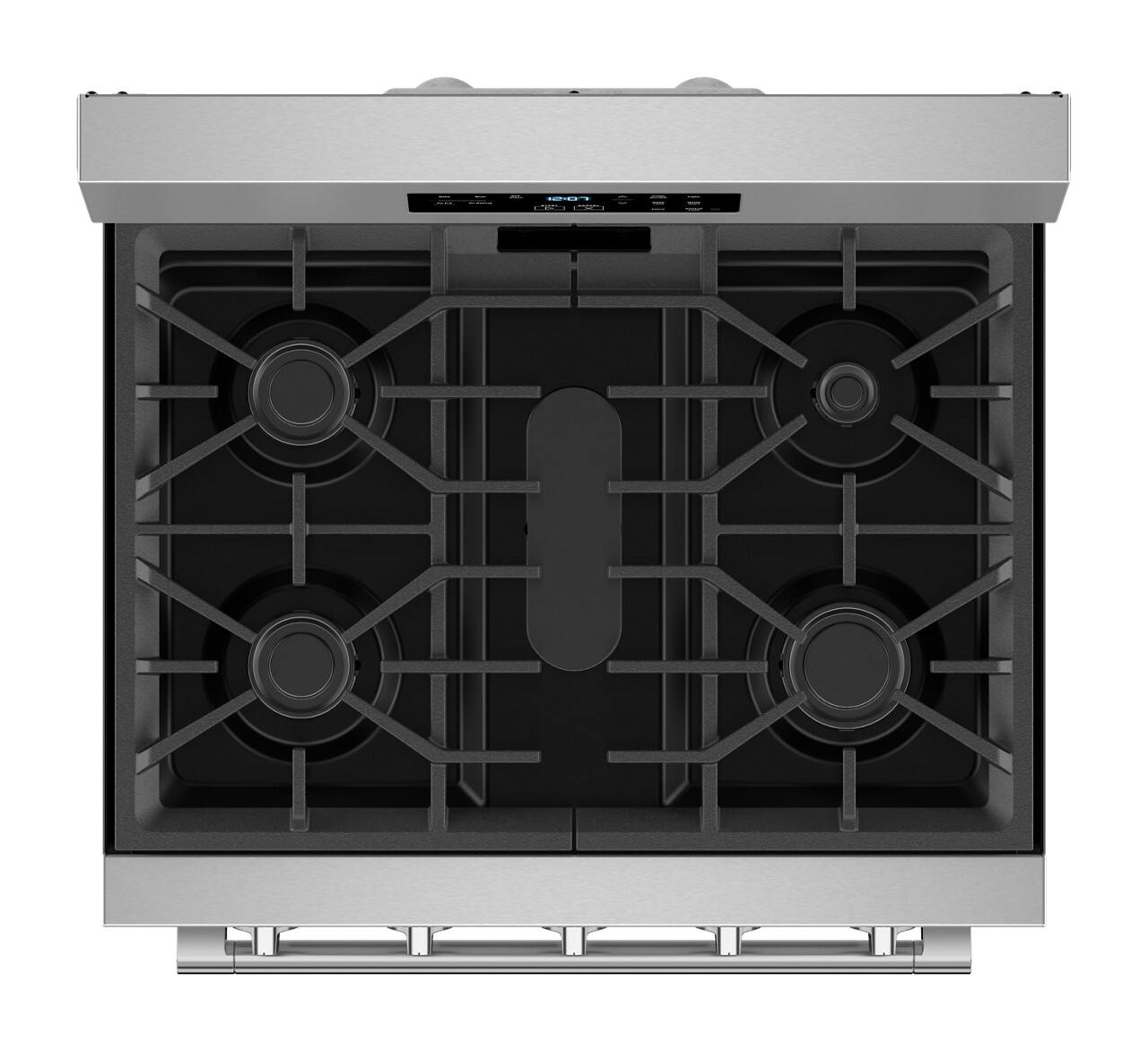 Alt View 3. Maytag - 5.0 Cu. Ft. Freestanding Gas Range With No Preheat Air Fry and Air Baking - Stainless Steel.