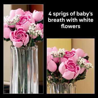 LEGO Botanicals Bouquet of Pink Roses 10374 - Best Buy LEGO Botanicals Bouquet of Pink Roses 10374 - Best Buy