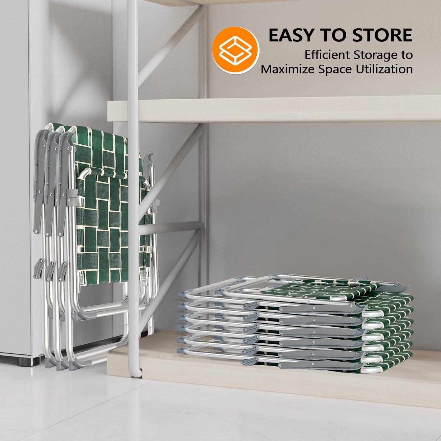 EASY TO STORE  
Efficient Storage to Maximize Space Utilization