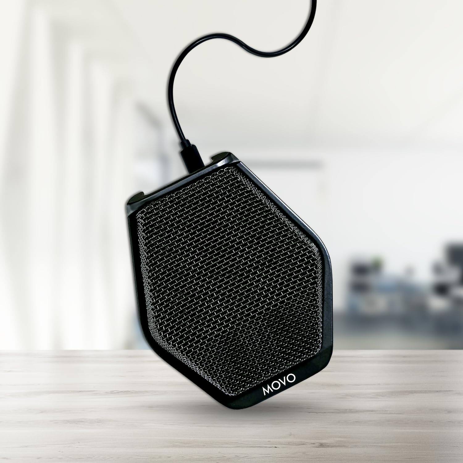 Alt View 7. MOVO - Movo MC1000 Conference USB Microphone for Computer Desktop and Laptop with 180° / 20' Long Pick up Range Compatible.