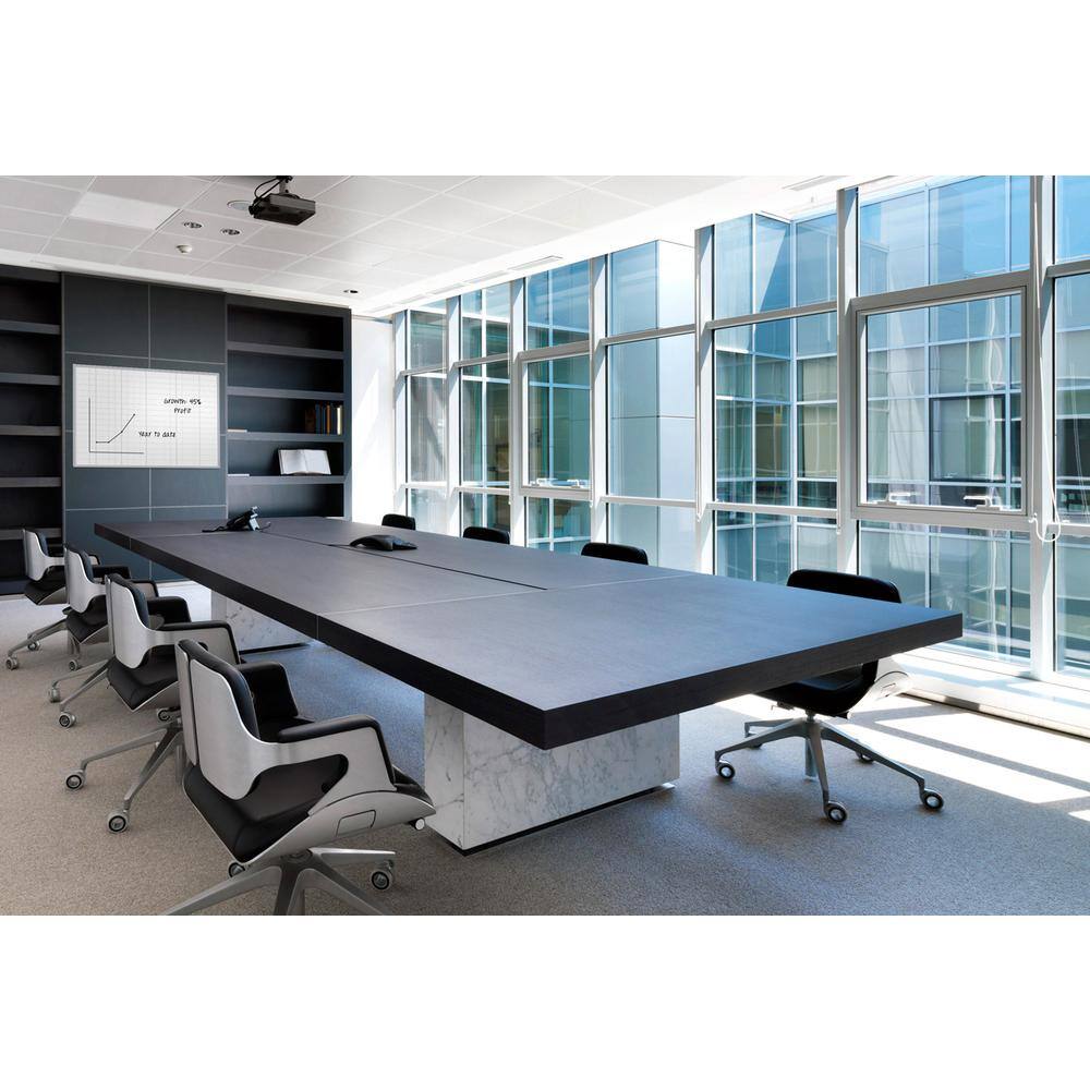 Alt View 1. Ghent - Ghent 2"x2" Grid Magnetic Whiteboard, 2’H x 3’W.