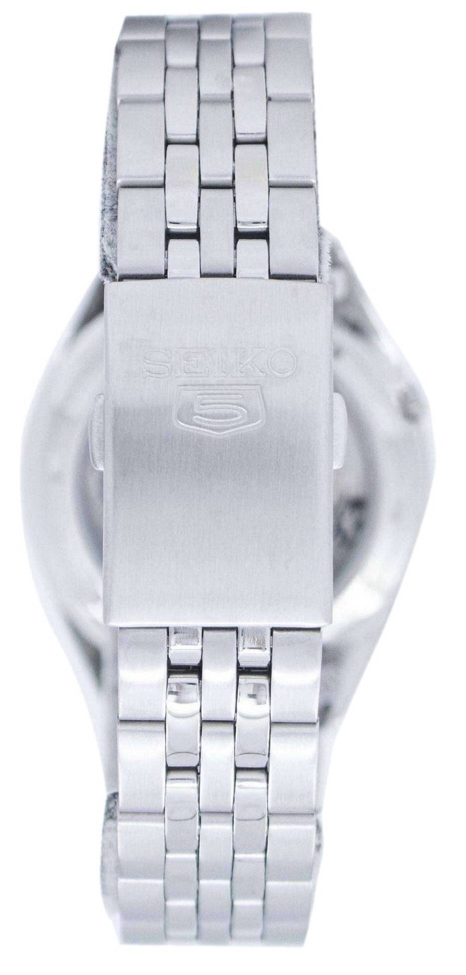 Back. Seiko - Automatic SNKL23 SNKL23K1 SNKL23K Men's Watch - Black.