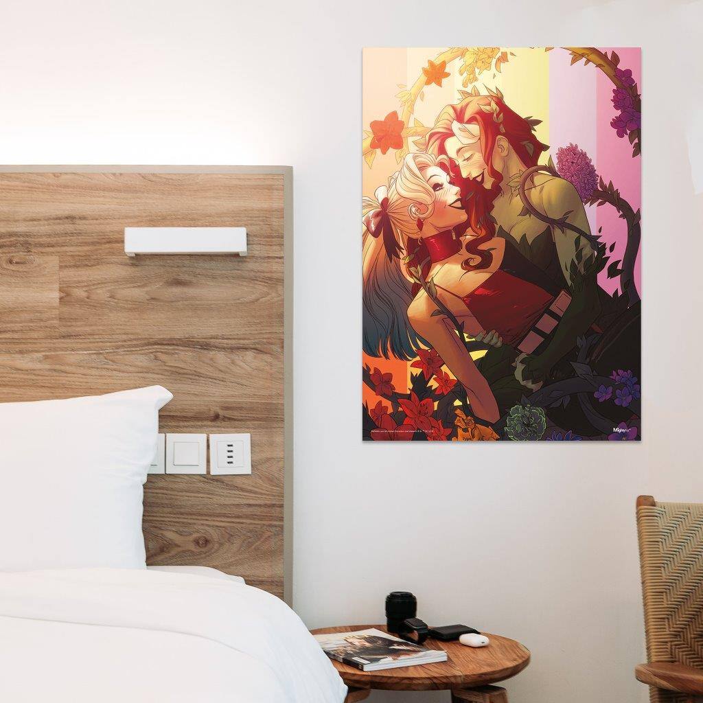Angle. Trend Setters - DC Comics (Harley Quinn and Poison Ivy - Pride) MightyPrint™ Wall Art MP17240775 - Multicolor.