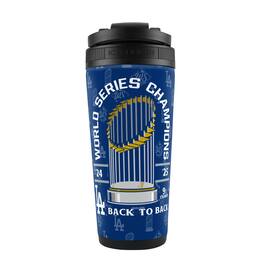 WinCraft - Los Angeles Dodgers Back-To-Back World Series Champions 26oz. 4D Bottle - Multicolor