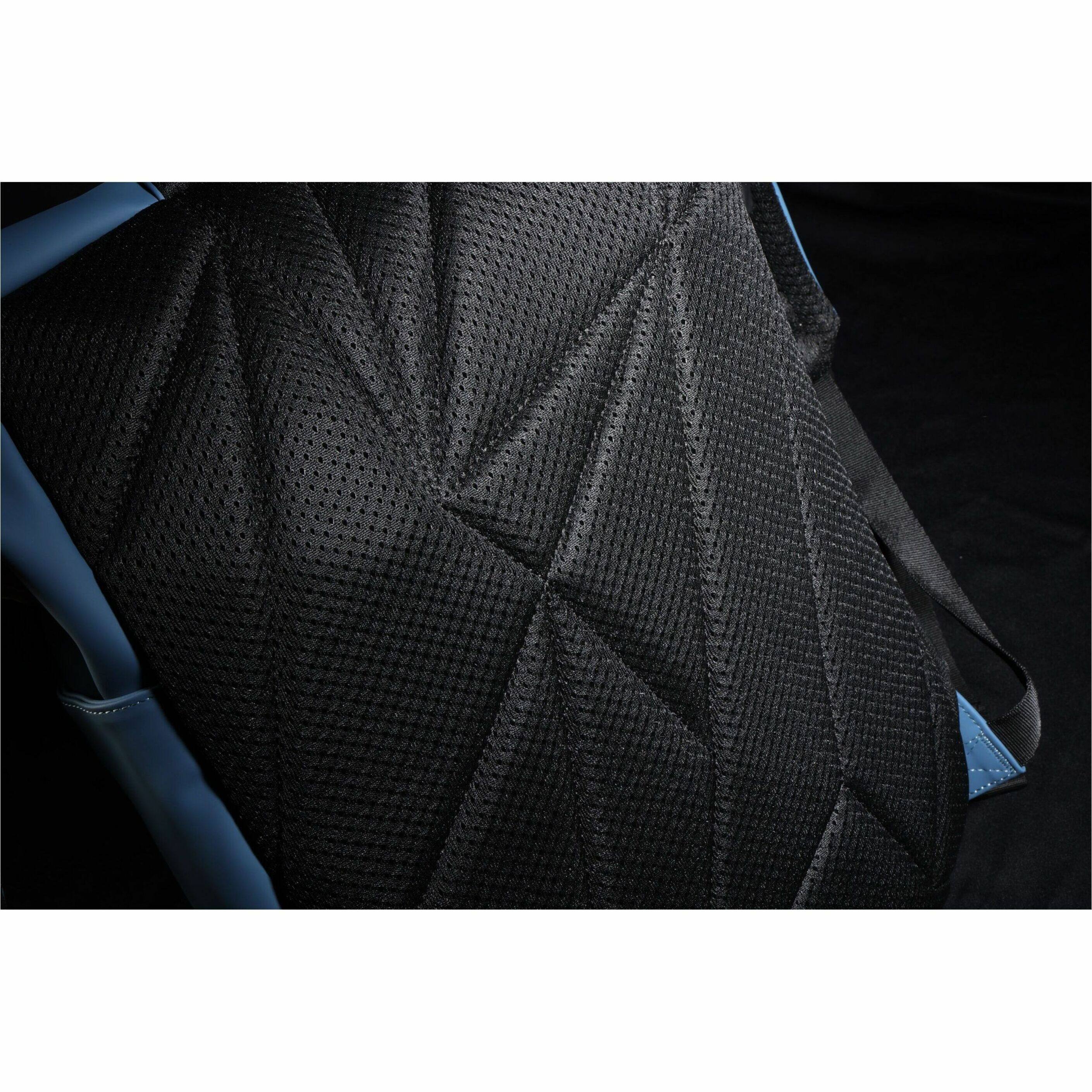 Alt View 30. Swissdigital Design - LAMONE Rolltop TSA-Friendly Water-Resistant Backpack With USB Charging Port  RFID Protection and Fits Up to 16″ Laptop - Dark Blue.