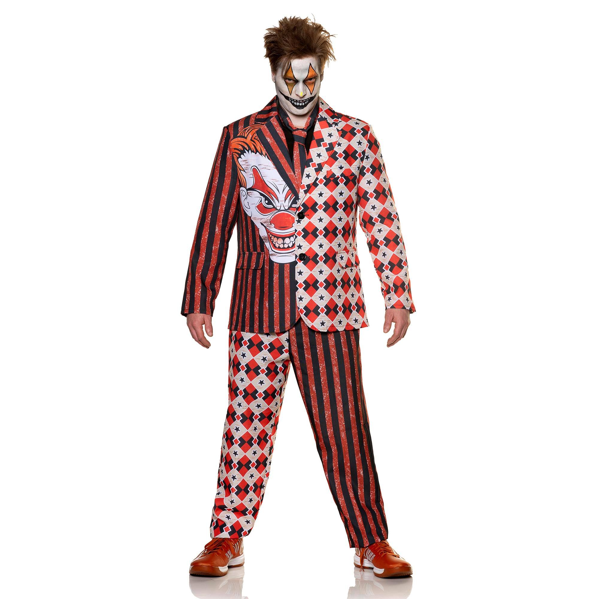 Underwraps - Torment Clown Adult Costume | XXL - Red