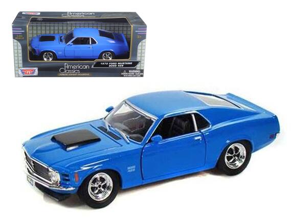 American Classics
1:24 SCALE
3+
MOTOR MAX
1970 FORD MUSTANG BOSS 429
WARNING: CHOKING HAZARD - Small parts. Not for children under 3 years.