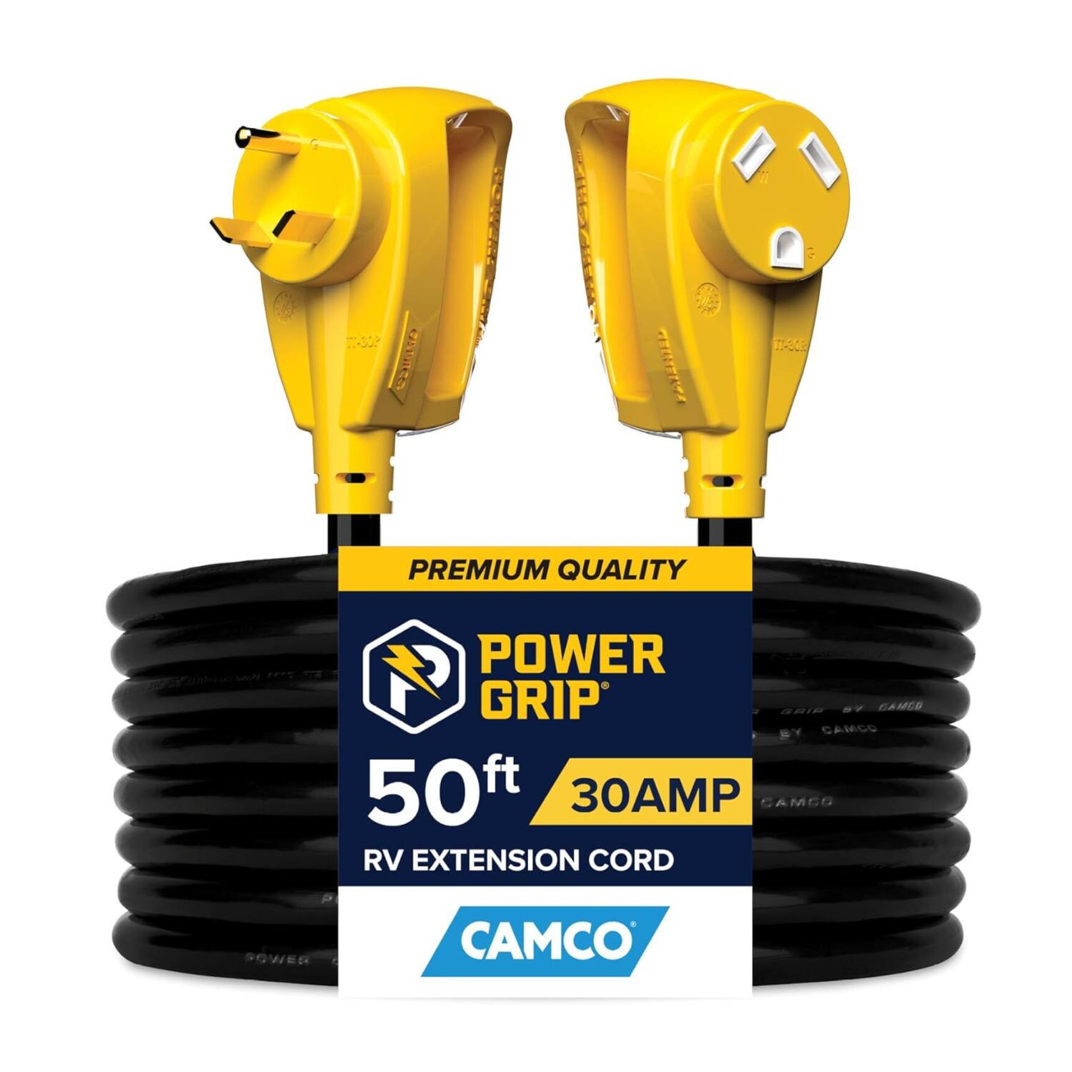 50 ft 30AMP CAMCO POWER GRIP RV EXTENSION CORD