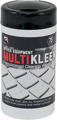 Read Right - Office Equipment MultiKleen Wipe, Unscented, 3 1/4"(W) x 3 1/4"(L)