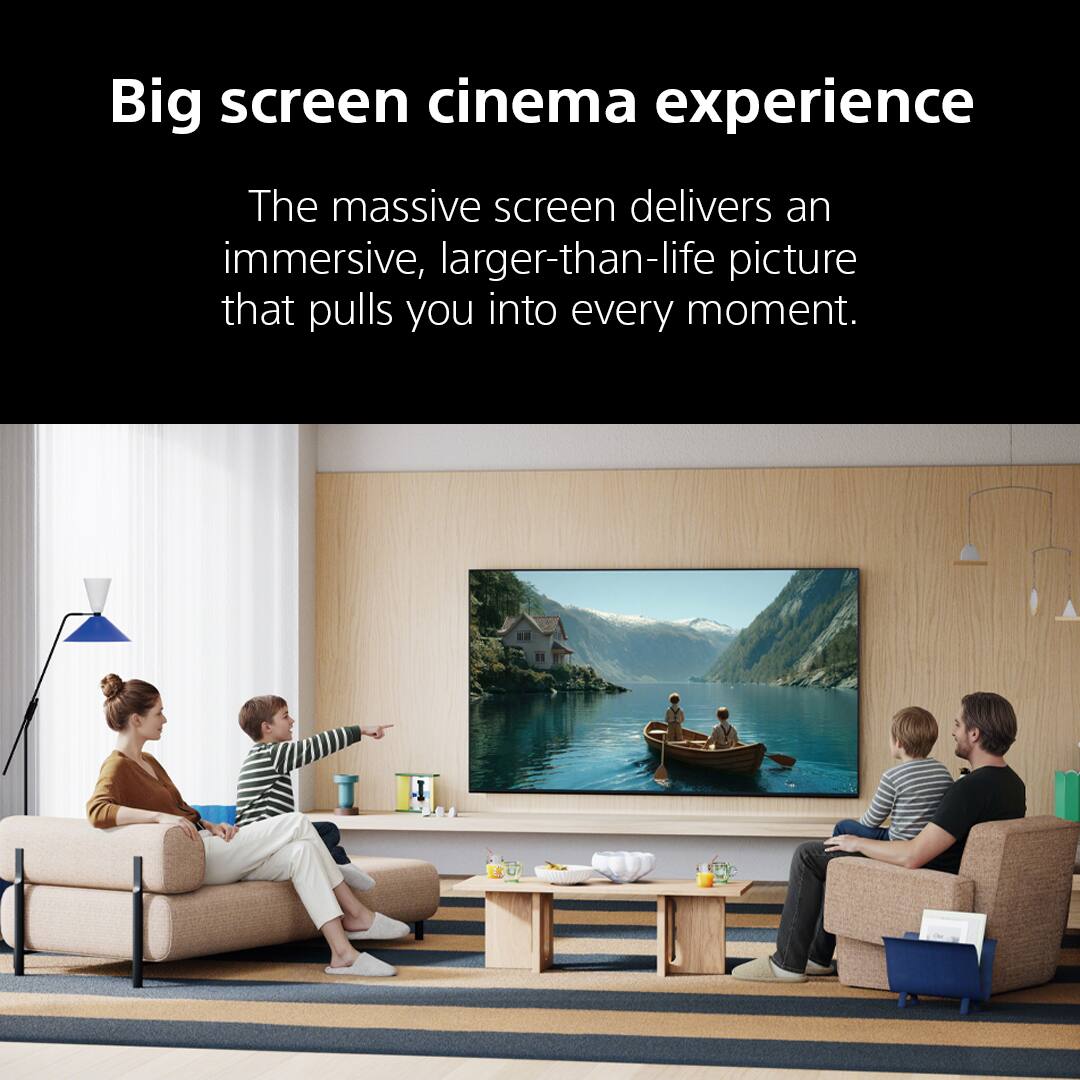 Big screen cinema experience

The massive screen delivers an immersive, larger-than-life picture that pulls you into every moment.