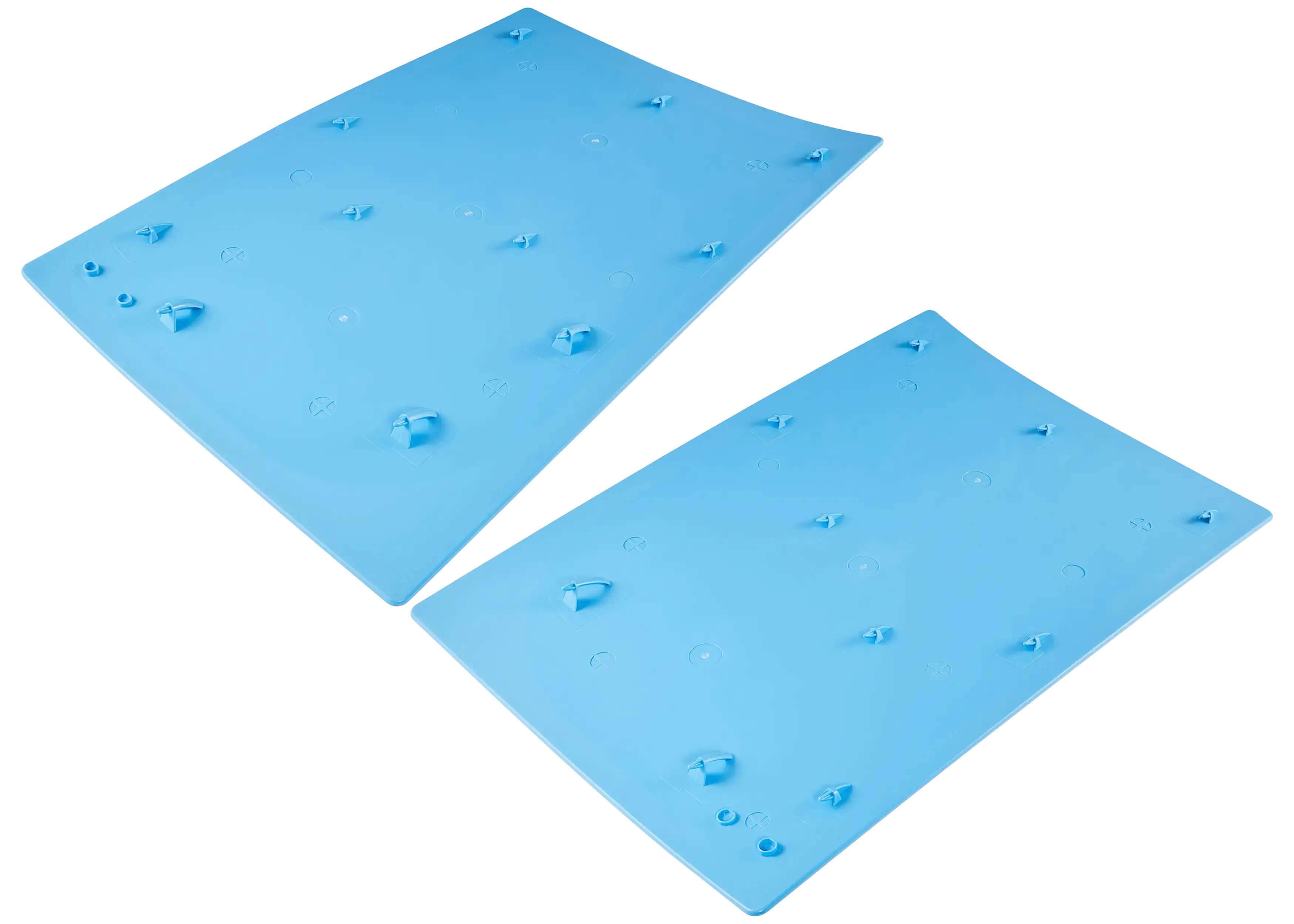 Alt View 2. MobileSentrix - Faceplate Covers (Top & Bottom) Replacement Compatible For PlayStation 5 (Digital Edition) - Light Blue - Light Blue.