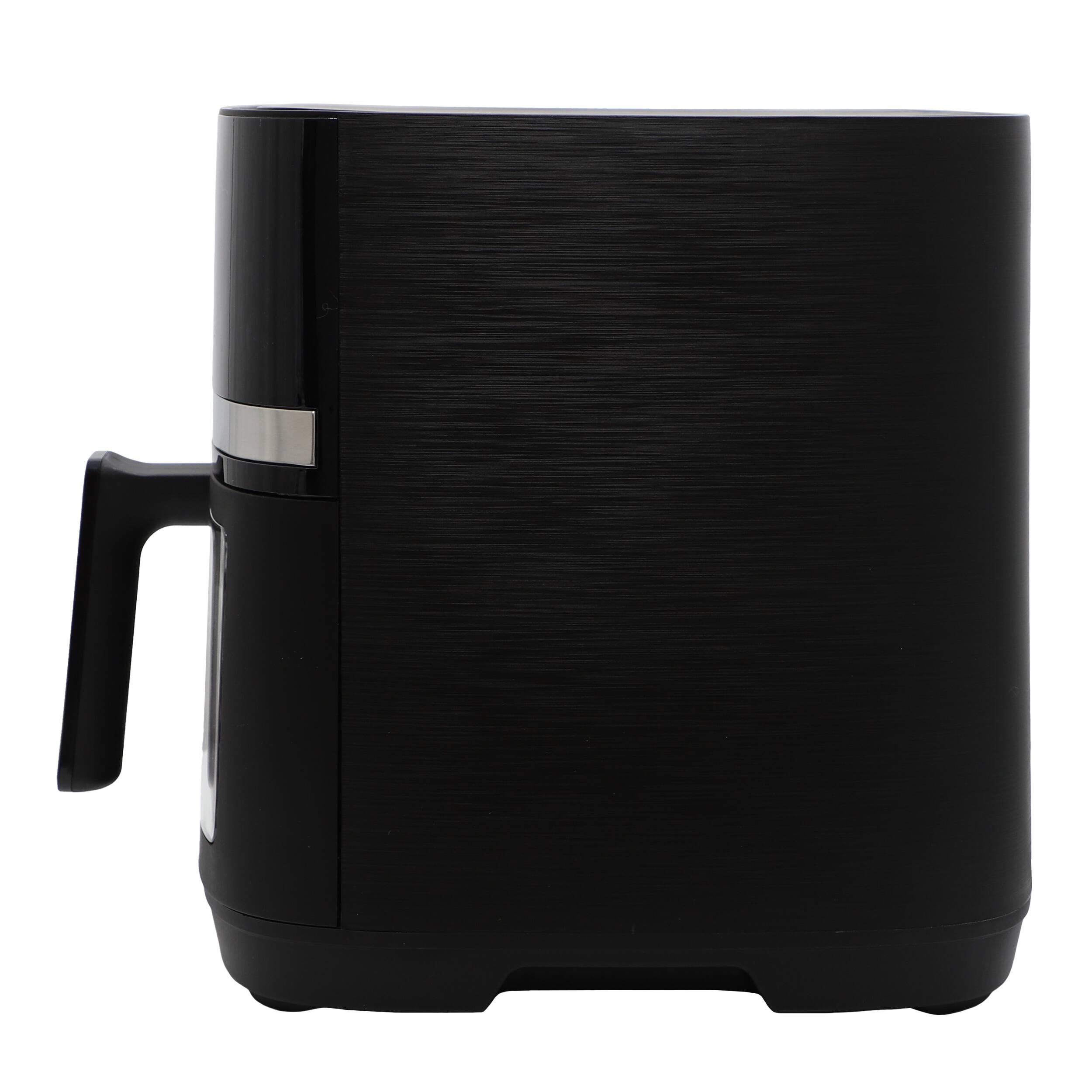 Alt View 4. MegaChef - MegaChef 8.5 Quart Digital Electric Air Fryer with Transparent Window in Black - Black.