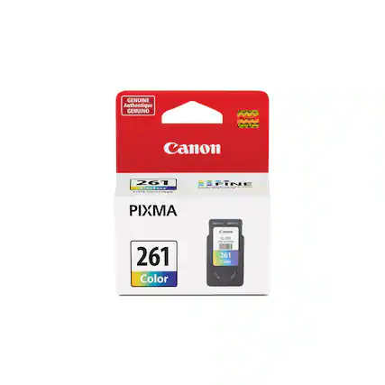 GENUINE Authentique - A CANON CAMERA - Canon 261 Color CL-261 - Cartridges EFINE - www.canon.com - PIXMA Canon 261 Color.