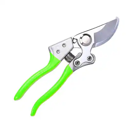 Front. Alchemy Casas - HEAVY-DUTY HANDHELD PRUNING SHEARS - Green - Green.