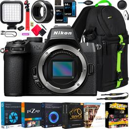 Nikon - Z50II Mirrorless Camera 4K DX Body Kit + FTZ II Lens Adapter +Accessories Bundle