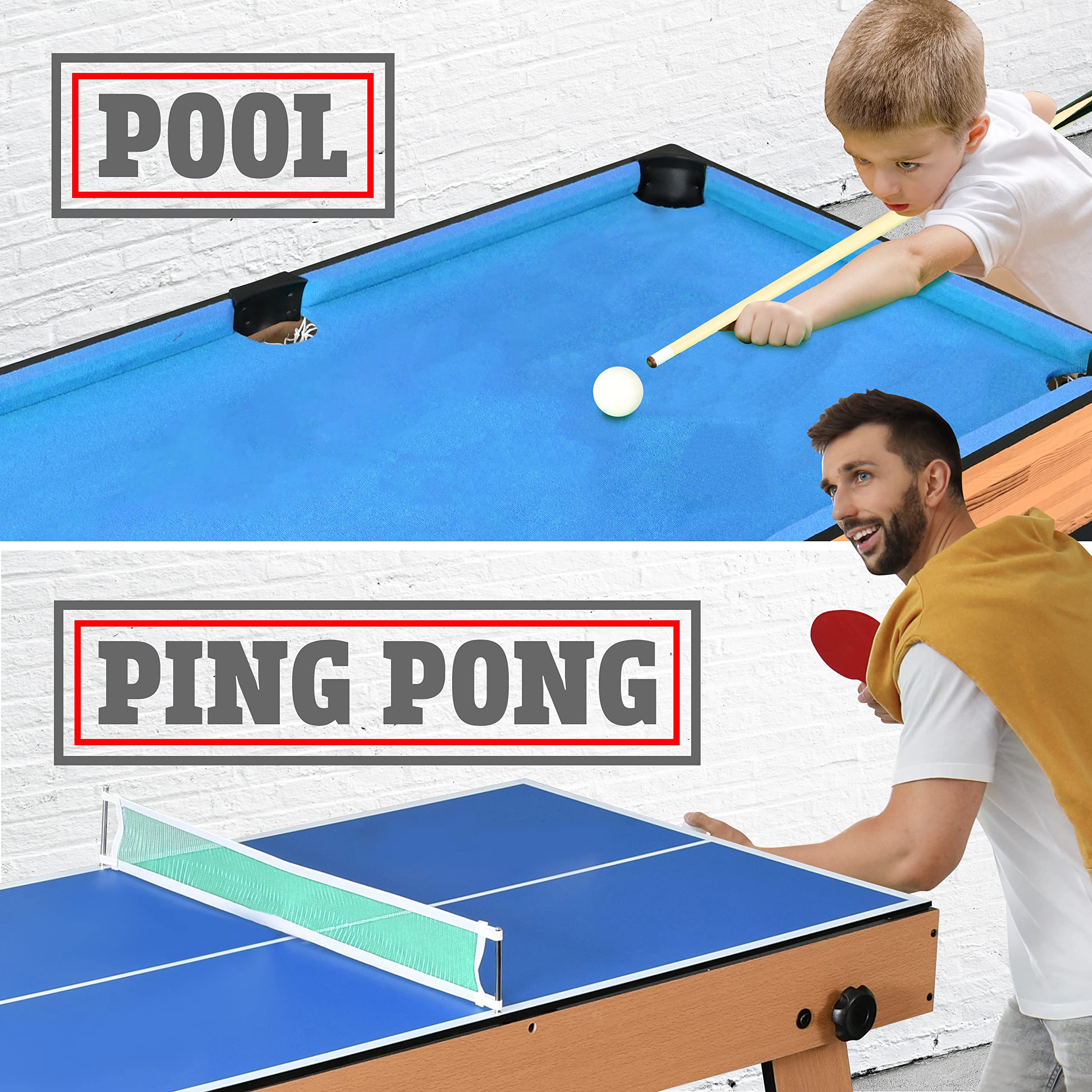 POOL  
PING PONG