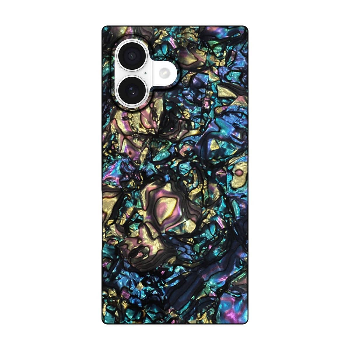 FLAUNT - SQUARE iPhone 17 Case with MagSafe - Abalone Shell
