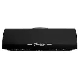 Unique Appliances - 36 inches - Externally Vented - Under cabinet Range Hood - Midnight Black