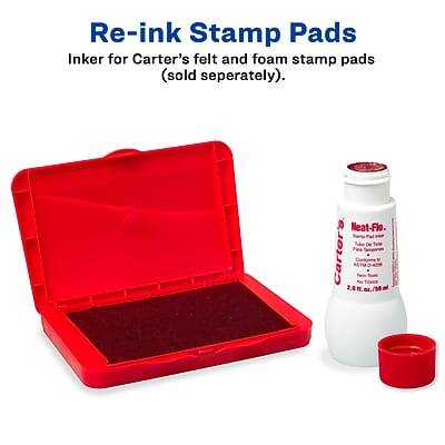 Re-ink Stamp Pads  
Inker for Carter's felt and foam stamp pads (sold separately).  

Neat-Flo  
Carter's  
2.8 fl oz (83 ml)