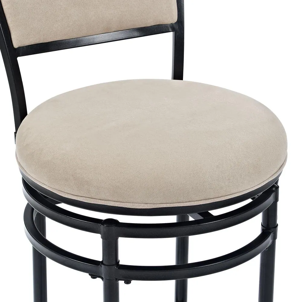 Alt View 4. Crosley Furniture - Rachel Bar Stool - Black.