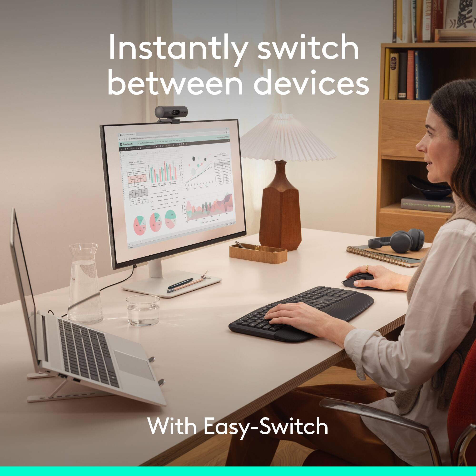 Instantly switch between devices

With Easy-Switch