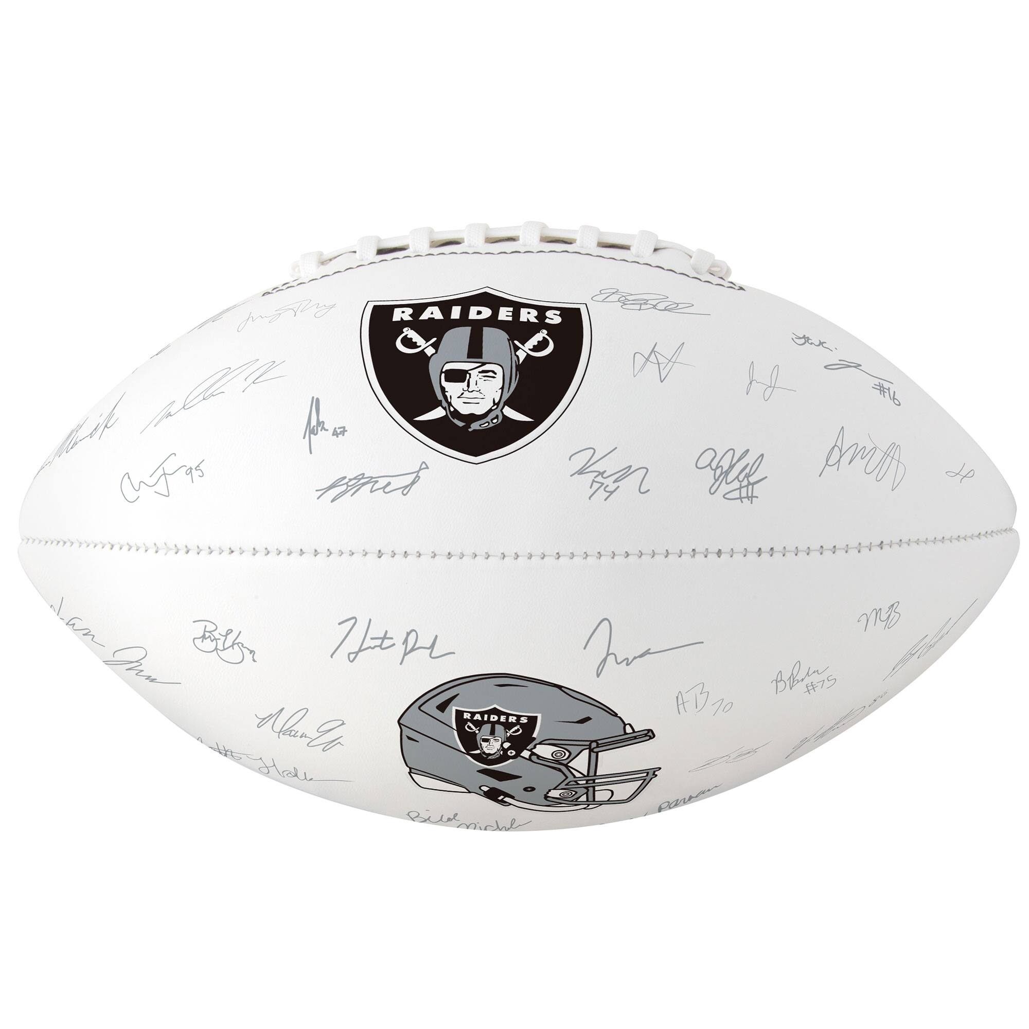 Logo Brands - Las Vegas Raiders Autograph Signature Football - Multicolor