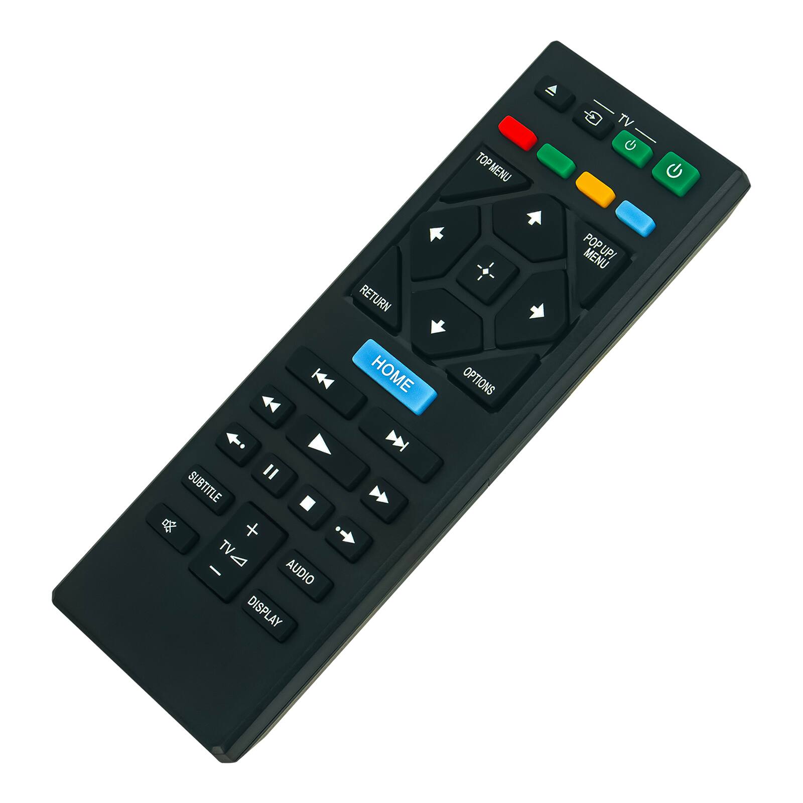 TOP MENU  
TV  
RETURN HOME  
OPTIONS  
POP UP MENU  
SUBTITLE TV AUDIO DISPLAY