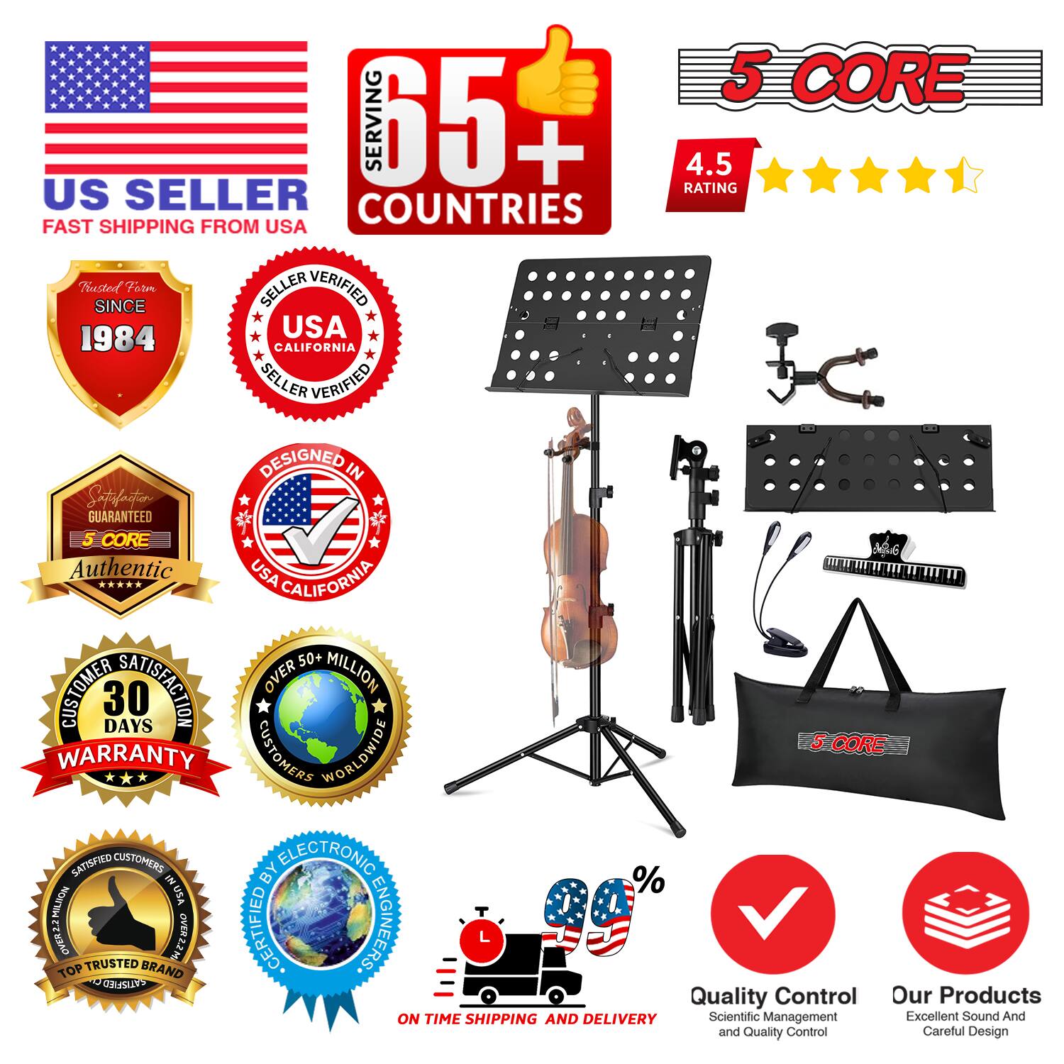 5 CORE  
65+ COUNTRIES  
4.5 RATING  
US SELLER  
FAST SHIPPING FROM USA  
TRUSTED SINCE 1984  
USA CALIFORNIA SELLER VERIFIED  
DESIGNED IN USA CALIFORNIA  
5 CORE AUTHENTIC  
50+ CUSTOMERS WORLDWIDE  
30 DAYS WARRANTY  
OVER 50 MILLION SATISFIED CUSTOMERS  
TOP TRUSTED BRAND  
ON TIME SHIPPING AND DELIVERY  
QUALITY CONTROL  
SCIENTIFIC MANAGEMENT AND QUALITY CONTROL  
OUR PRODUCTS  
EXCELLENT SOUND AND CAREFUL DESIGN